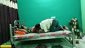 indian bengali hot bhabhi gets amazing hardcore sex with big tits and shaved pussy at relative house