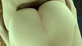 tracer fucks the guy hard with blowjob and handjob