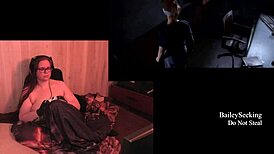 Naked Playthrough of The Quarry Part 8 with Curvy Brunette 😍