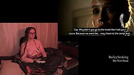 Naked Playthrough of The Quarry Part 8 with Curvy Brunette 😍