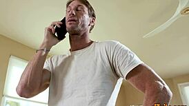 hey, check out babysitter river lynn's perfect asshole at 5:45 as ryan mclane drills her pussy in close up 😍