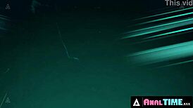 i caught horny kitty li masturbating and gave her anal creampie with spanking