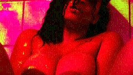 Gaia Monroe is a Latina goddess and she takes a sensual bath