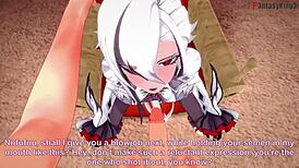 Arlecchino FPOV Promo with Genshin Impact Milf in Sheer Fantasy