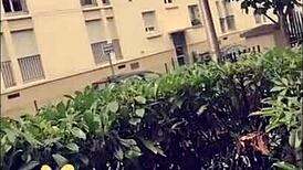 intensely flashing my massive black cock in paris on the second day