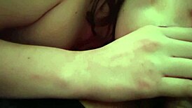 teasing my stepbrother with a hot, wet mouthful