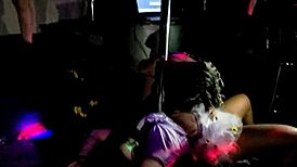 Milf Bisexuals Dancing On Pole In Swing House