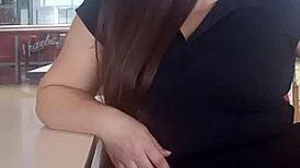 oops, wrong hole in the ass for the milf at the mall, homemade anal sex ending with her ass full of cum