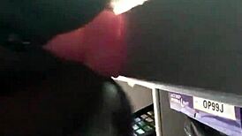 Ebony solo performer dances seductively in ripped clothes