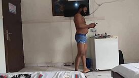 Ebony star gets pussy licked and doggystyle blowjob in public 😈