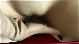 Naughty Teen Girl Fingers Wet Pussy with Sounds