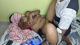 boyfriend fucks girlfriend's ass during period 😈