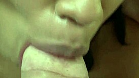 Ebony beauty sascha simmons gobbles big white cock