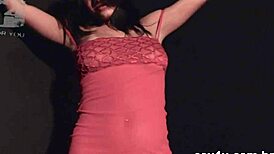 Wow, can you believe this incredible striptease by sexy Thaina Perez? It's unreal!