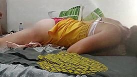 MILF In Satin Doggystyle Deepthroat