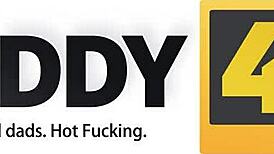 Daddy4k naughty brunette bangs bfs dad to make him super happy!