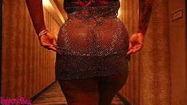 She left the party and got some great dick from a chocolate african man with a monster cock.