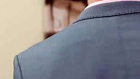 Hot milf massages a perverted lawyer with her stunning big ass