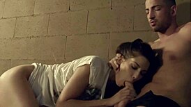 Wet blowjobs compilation with spitting and deepthroat contrasts