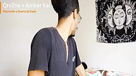 Qrozne And Amber Kai Fuck Big Ass Brazilian Teen In Cowgirl And Bent Over