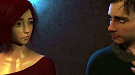 Red Head Licks Balls Deep Throat