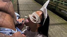 i fuckd on da catwalk n street n car unda rain n almost got caugt