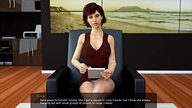 Milfy City Game Features Perverted Psychologist with Huge Tits and Big Ass