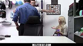 Hot MILF Christie Stevens trades sex after shoplifting bust