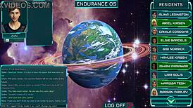 Stranded in Space 11: Emotional Web Chat with Girls in Anime Outfits