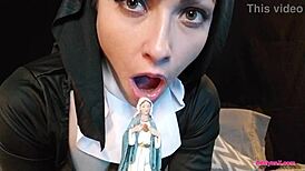Adalynnx - Nun Enjoys Wild Anal Fetish Fun