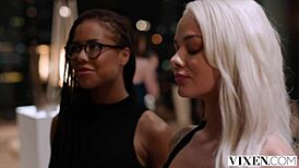 Vixen Elsa Jean unleashes her horny side with licking and riding