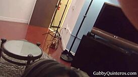 busty latina milf gabby quinteros pounded to orgasm in lingerie