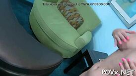 Sexy chick with gorgeous ass enjoys being fucked hard in pov seduction.