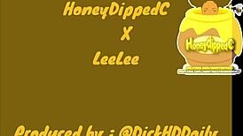 Honeydipped Sucks and Swallows Sexy TS Baddie with Big Cock!