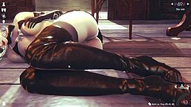 3D Simulation Girl In Anime Style