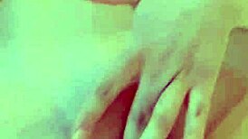 beautiful amateur teen fingers her pussy softly