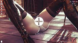 3D Simulation Girl In Anime Style