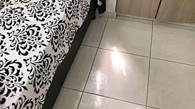 damn, spying on my stepsister's huge ass while she changes?