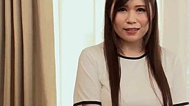 Wow, Yuri Nana with huge G-cup tits gives an explosive blowjob!