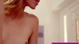 Braylin Bailey and Nikki Sweet eating pussies on massage table