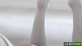 Alexis Crystal Sucking Huge Cock While Rubbing Clit