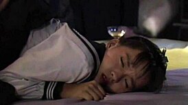 japanese babe in wild fingering and foursome action