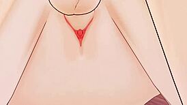 I licked qingque's pussy until she orgasmed in doggy style