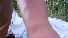 Holy Shit! Myanmar Gay Stripped Naked for Outdoor Forest Solo!