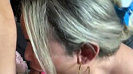 sucked my neighbor and he came on my face 😜