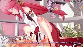 Yae Miko Having Sex in Genshin Impact Fantasy