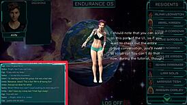 Stranded in Space 11: Emotional Web Chat with Girls in Anime Outfits