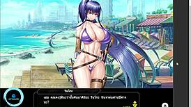 Taimanin RPGX Flashback Rinko Swimsuit Scene 1 Thai Sub