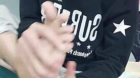 Wow! Slim Gay Teen Sucks His Own Sexy Feet!