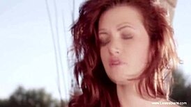 Cougar Licks Wet Pussy in Horny Lesbian Fun